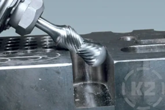 Комбинированная борфреза Karnasch конус + угол