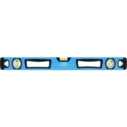 Уровень алюминиевый, двуручный, 1000 мм, профиль 1,6 мм, фрезеров, ударопрочные заглушки, 3 глазка Барс