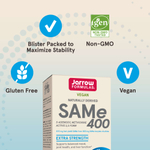 Jarrow Formulas, SAMe 400, 400 мг, 60 таблеток