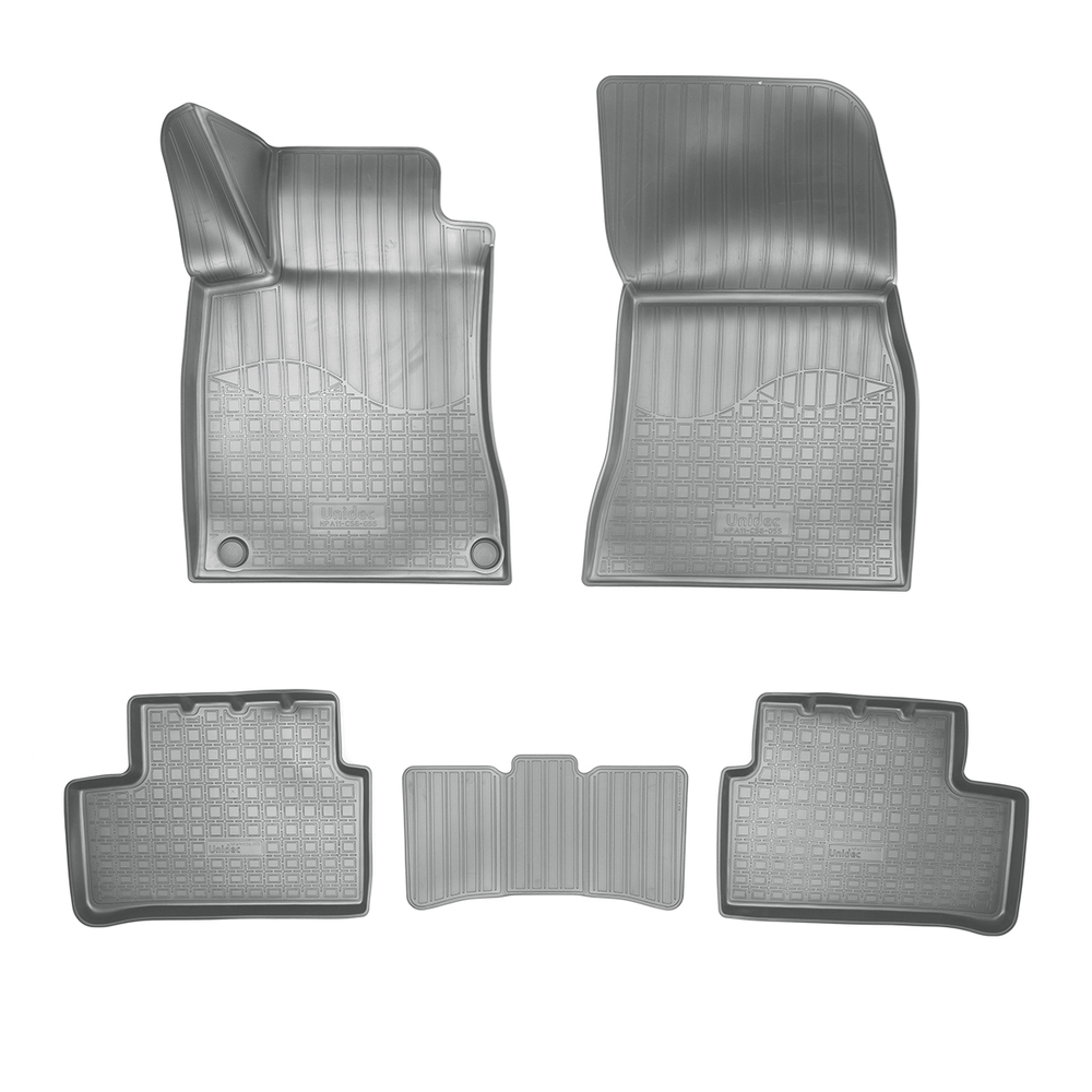 Ковры в салон Norplast/Unidec для Mercedes-Benz A в кузове W177 (2018-), Серый, арт.NPA11-C56-055-G
