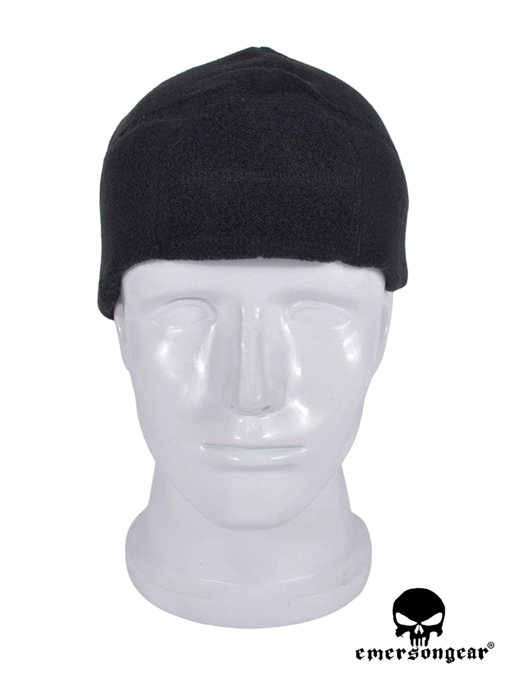 Шапка флисовая EmersonGear Fleece Velcro Watch Cap (EM8544). Чёрный