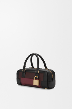 Loewe Укороченная сумка Amazona 23 из телячьей кожи наппа, бургунди