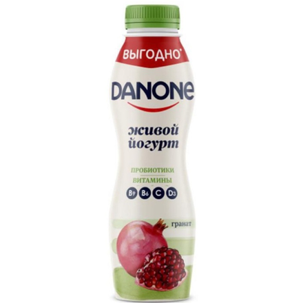 Йогурт Danone питьевой гранат 670 гр