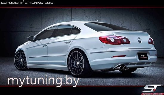Накладка заднего бампера для VW Passat CC