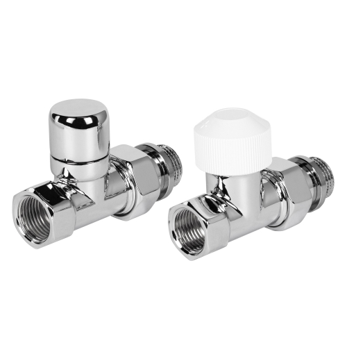 Набор термостатический для радиатора прямой Royal Thermo Design 1/2quot;М30х1,5 (Хром)