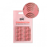 Charmicon 3D Silicone Stickers №115 Лунулы золото