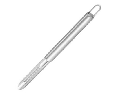 Овощечистка NIMBUS нерж сталь, с вертик.лезвием, 19,5*1,8см, овальная ручка/подвес, 7418 Mallony