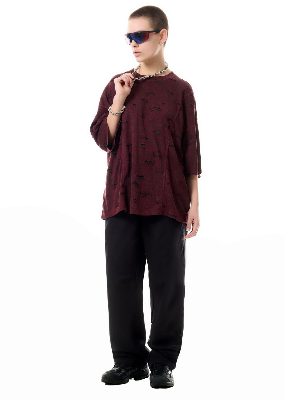 Футболка Issaya Utopia бордовая