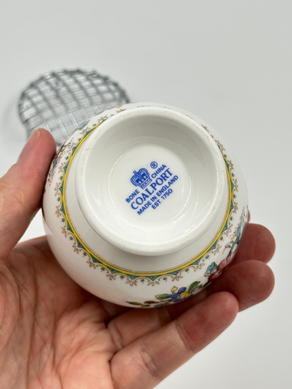 Миниатюрный роузбоул Coalport