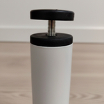 Ножка металлическая "Bordsben" для стола, 70 см, белый