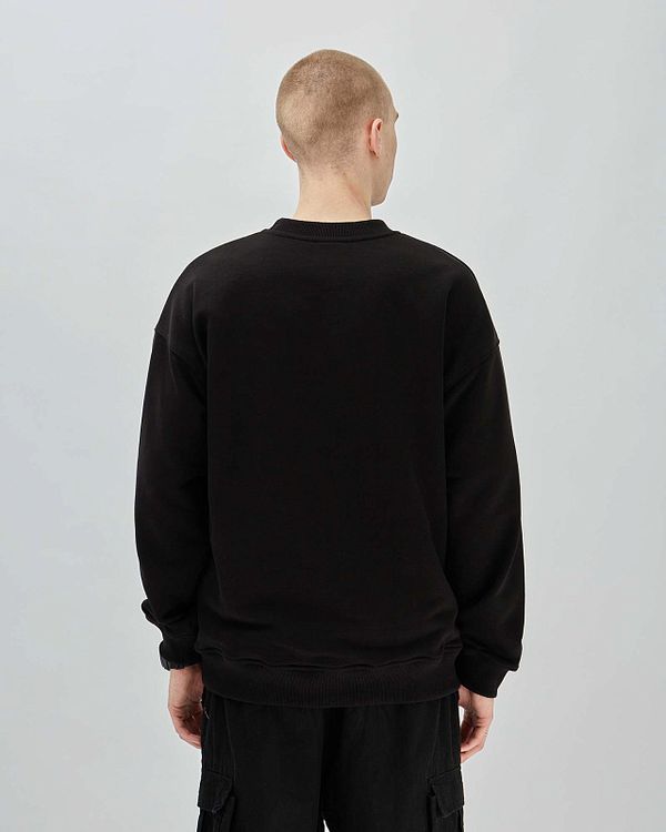 Толстовка Crewneck Textlogo Black - фото 4