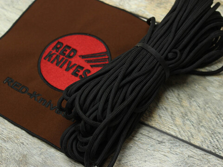 Паракорд Marbles USA 550 (7 жил), цвет черный - 1 метр