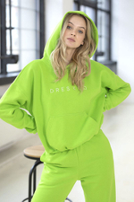 Яркое худи с капюшоном (Размер: M-L) (Цвет: персиковый)