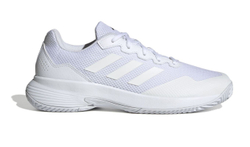 Мужские кроссовки теннисные Adidas GameCourt 2 M - облачно-белый/матовое серебро