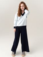 Джемпер для девочки AT954 небесно-голубой