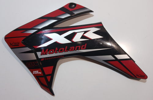 Пластик бака левый (белый-красный) мотоцикл XR300 LITE