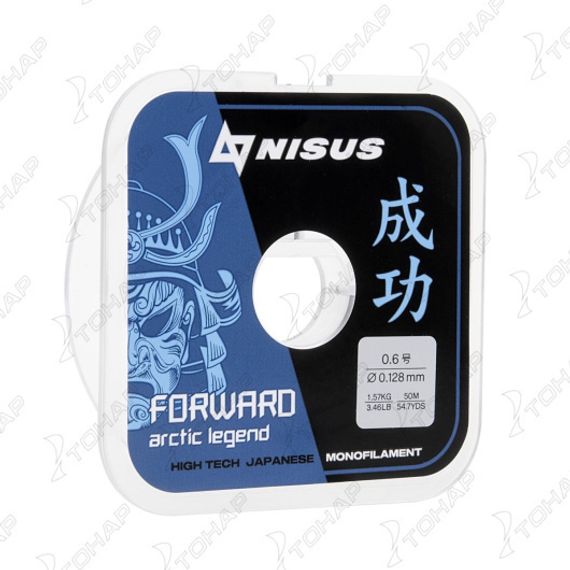 Леска FORWARD ARCTIC LEGEND 0,128mm/50m Nylon Transparen (N-FAG-0.128-50) Nisus
