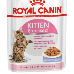 Royal Canin Kitten Sterilised 85 г желе - консервы (пауч) для стерилизованных котят (кусочки)