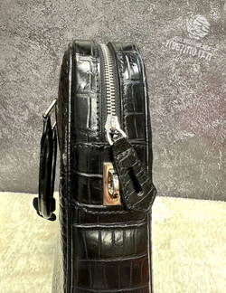 Портфель No Name из кожи крокодила