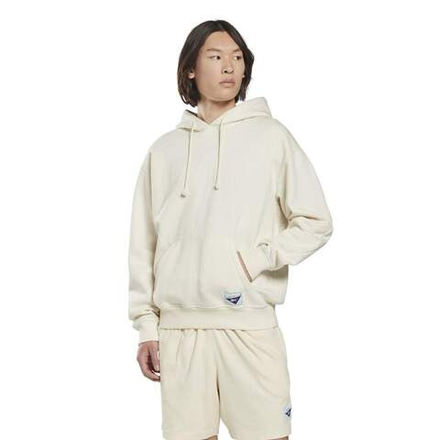 Мужская теннисная кофта Reebok Les Mills Natural Dye Vector Hoodie - Бежевый