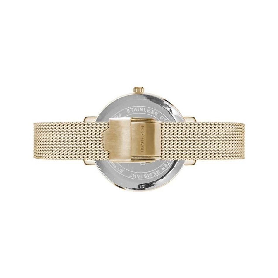 Часы Boccadamo Focus Gold Silver FC002A BW/G с минеральным стеклом, кристаллами Swarovski