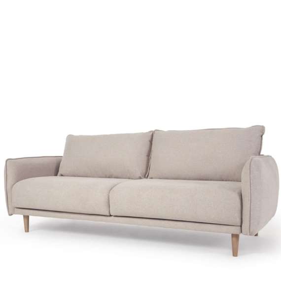 Трехместный диван Carlota 210 см, бежевый