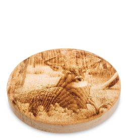 GAEM Home КД-04/136 Доска разделочная круглая «Олень»