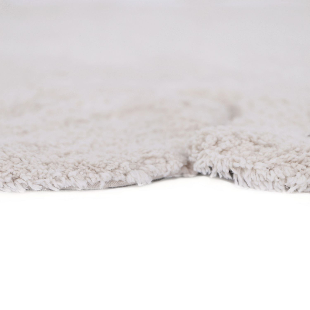 Стираемый коврик Nattiot Gabrielle (Ø110 см), хлопок, бежевый