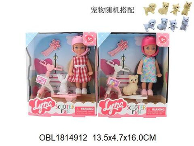 Кукла тип модница с аксесс. коробка 4603