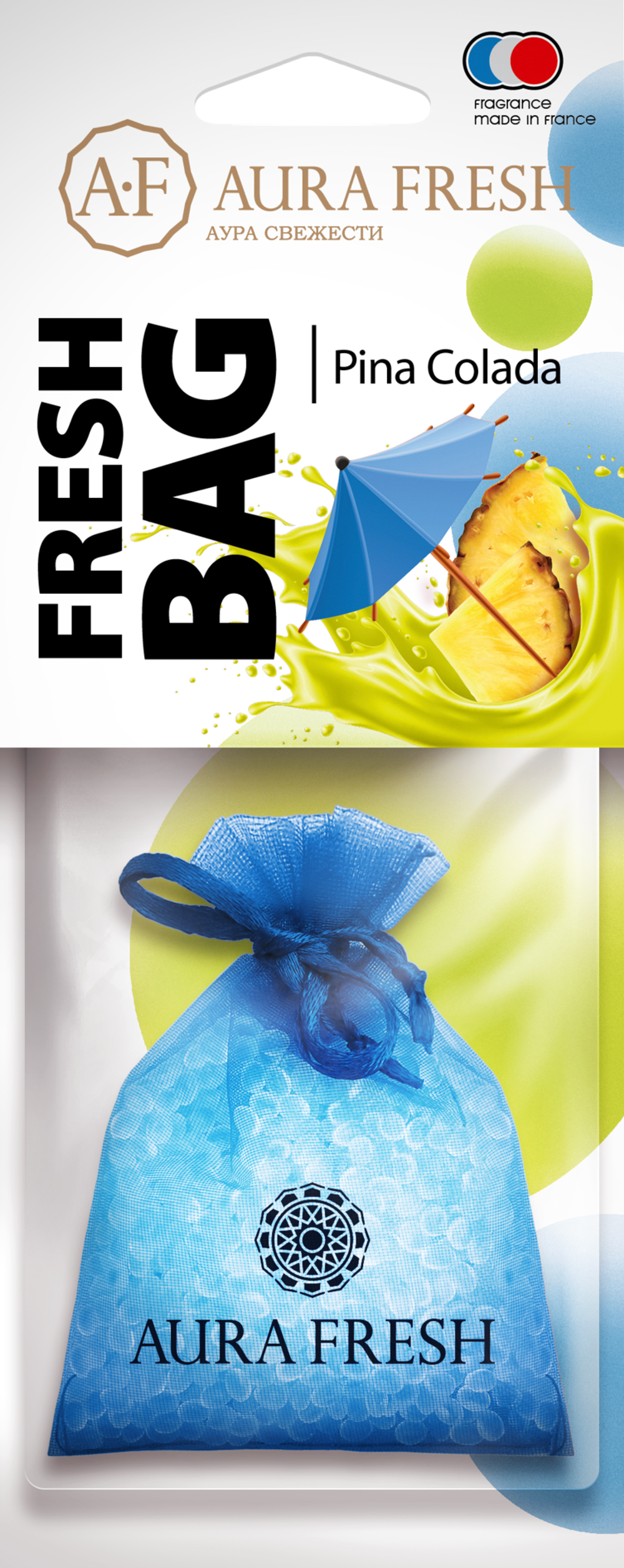 Аром-р AURA FRESH FRESH BAG PINA COLADA  Ароматизатор воздуха мешочек