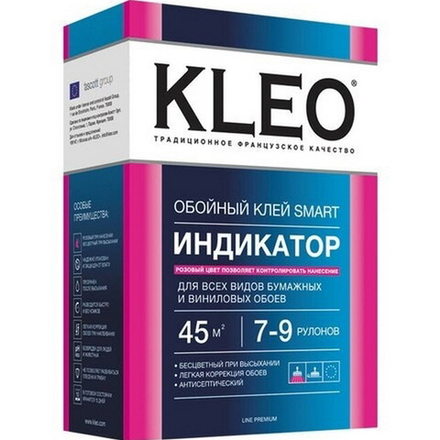 Клей обойный KLEO виниловый 200г (7-9рул) с индикатором
