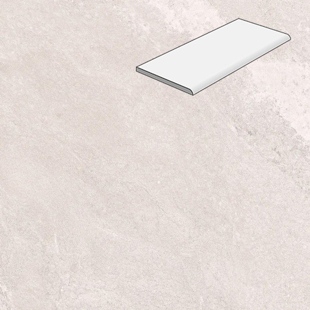 Ступень с фаской Lifebrick Mountain White 900x330x20