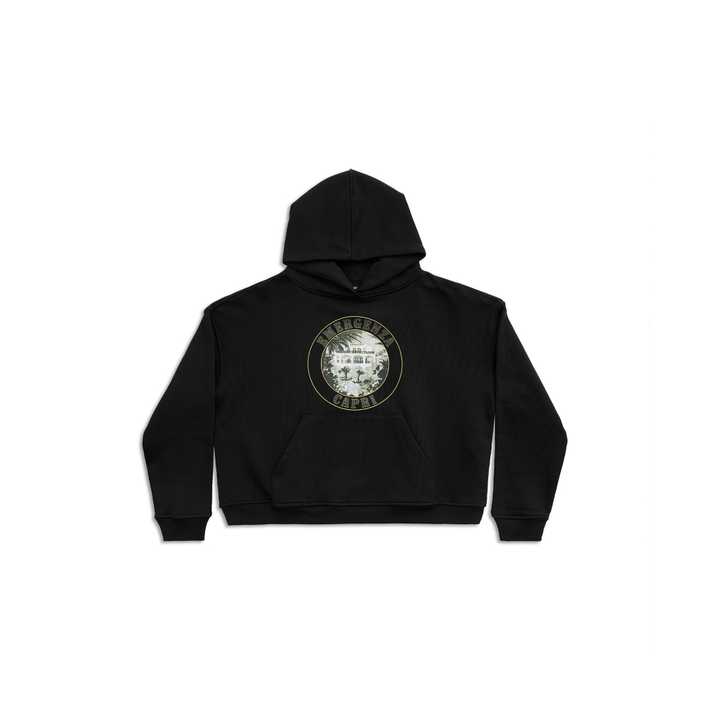 CAPRI CROPPED HOODIE OVERSIZED