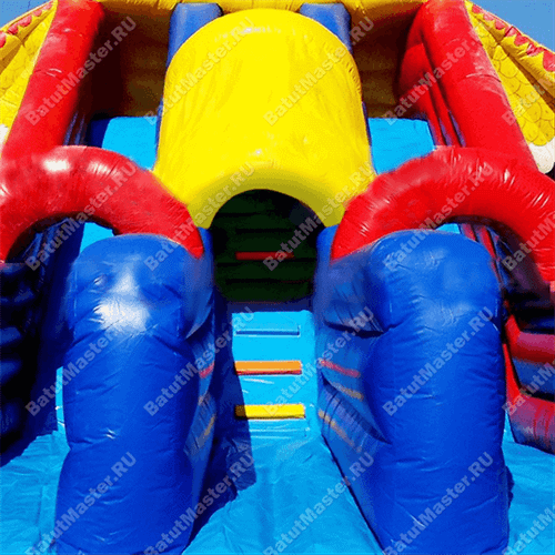 Надувная горка "Курочка ряба"