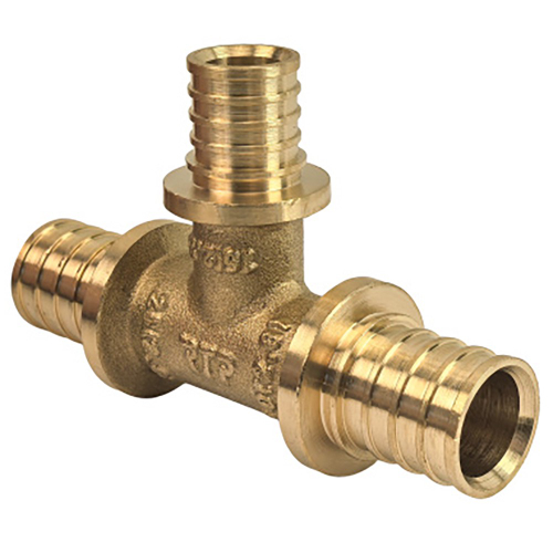 Тройник переходной 20х16х20 латунь акс.