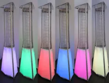 Уличный газовый инфракрасный обогреватель Siabs Kaliente Magic LED с подсветкой (дистанционное управление)