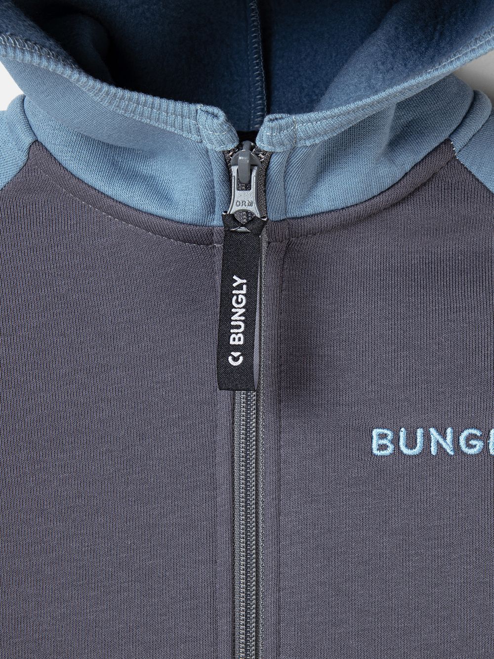 Толстовка Колор блок "Графит" утепленная