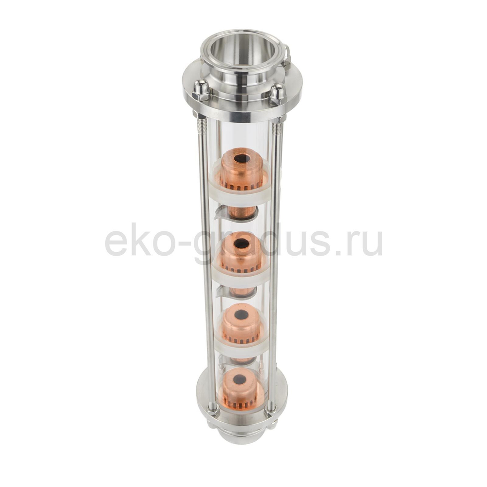 Тарельчатая колпачковая колонна (флейта) 2 дюйма, медная