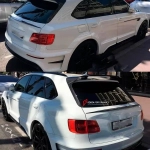 Карбоновый спойлер на крышку багажника для Bentley Bentayga 2015-2020 Бентли Бентайга