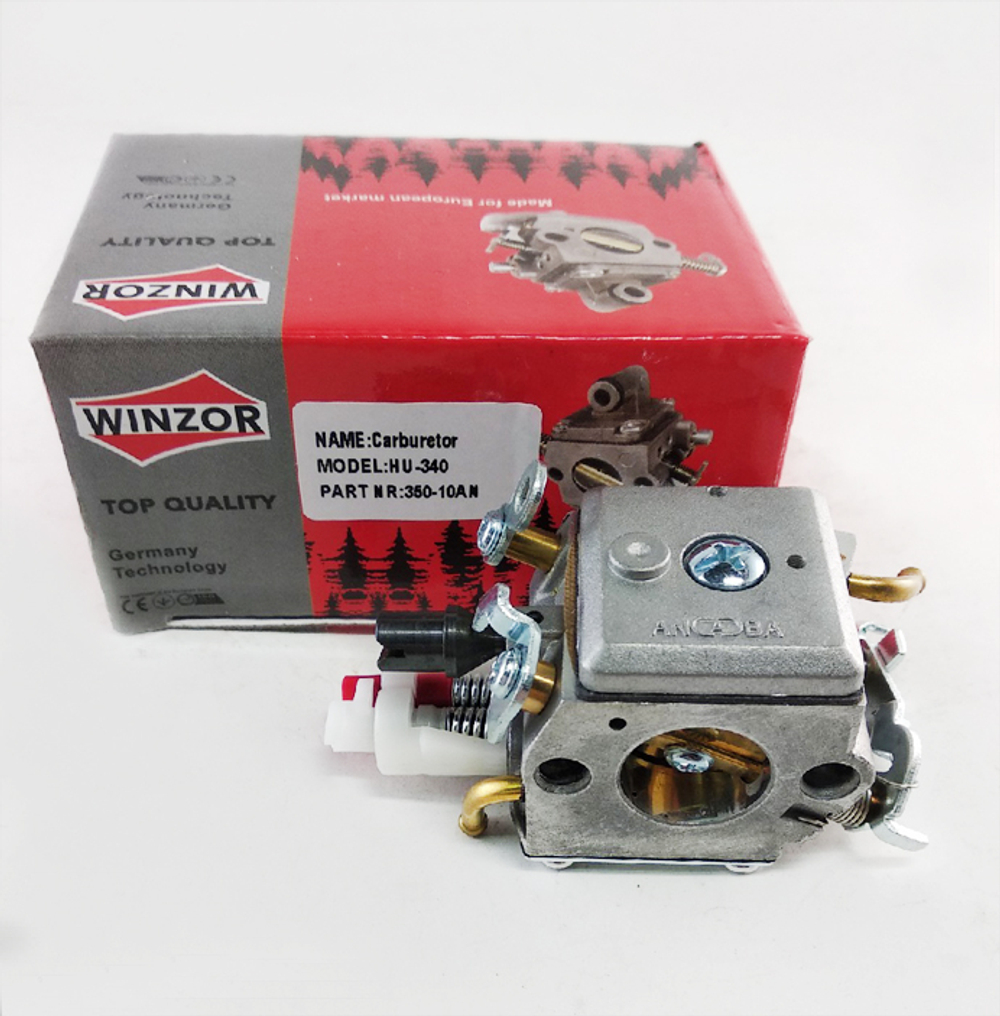 Карбюратор б/п Husqvarna 340/345/350 (а: 5032832-10, высокое качество) [Winzor]
