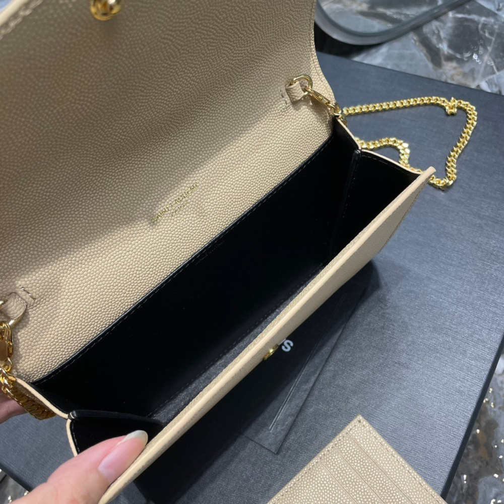 Saint Laurent Uptown Chain Wallet 19 cm