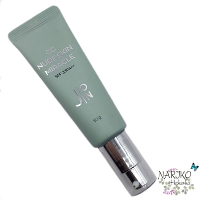 Корректирующий СС крем Универсальный J:ON CC NUDE SKIN MIRACLE SPF 33 PA++ Зелёный пигмент, 50 мл.