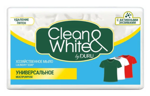 ХОЗЯЙСТВЕННОЕ МЫЛО DURU CLEAN&WHITE УНИВЕРСАЛЬНОЕ 120*2*42