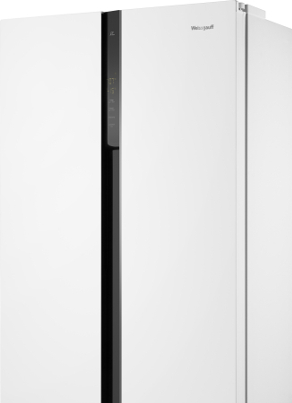 Холодильник Weissgauff WSBS 500 Inverter NoFrost White Glass