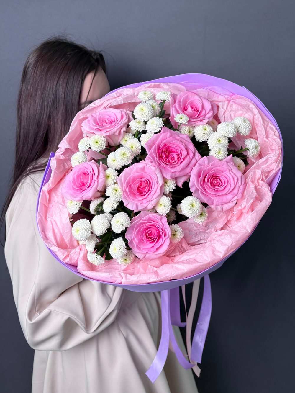 Авторский букет «Нежное прикосновение»