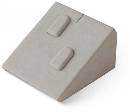 Вкладыш 03/стойка/для 2 колец/2 вертикальных язычка/прорезь для нитки