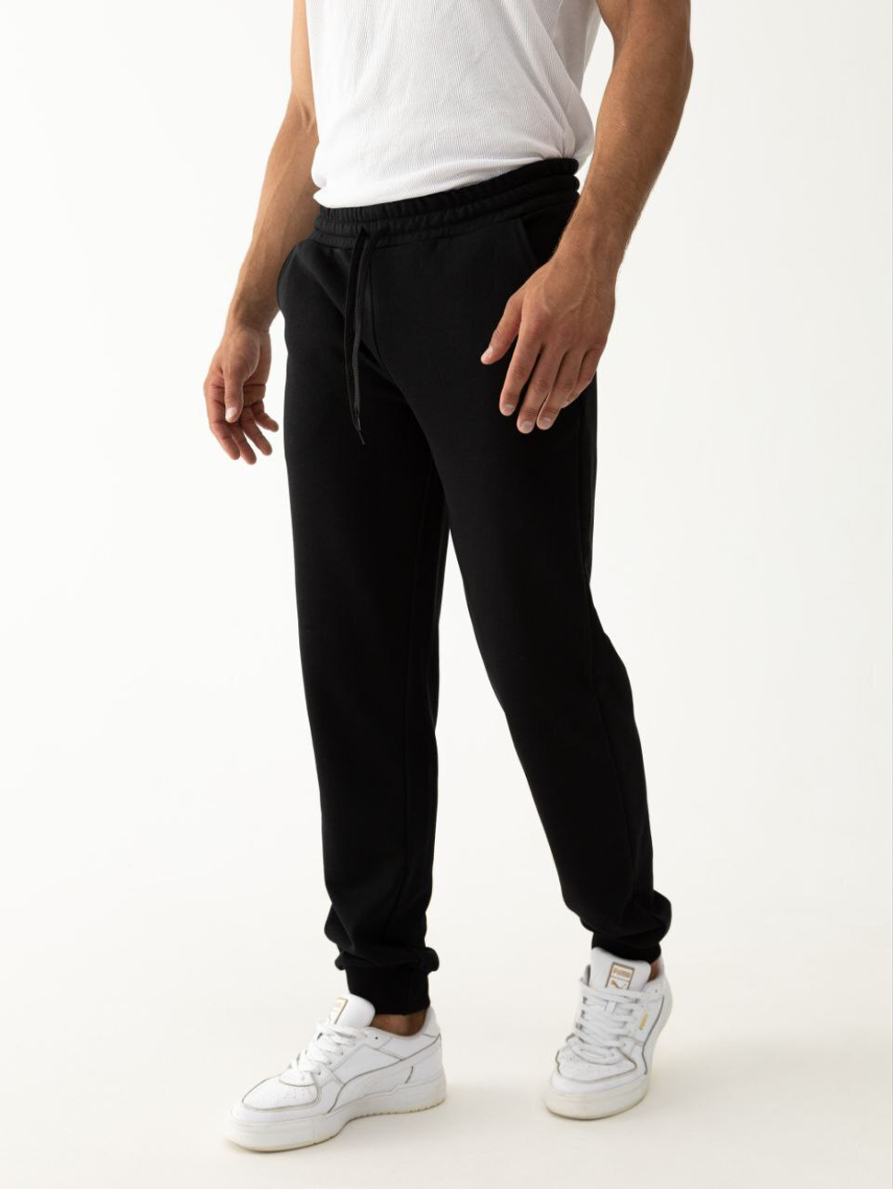 Брюки спортивные мужские(без начеса)Уголь