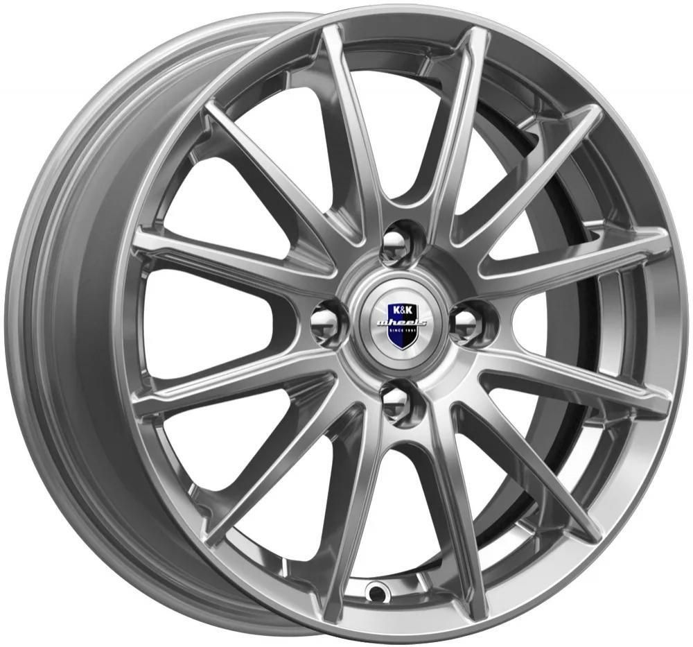 K&amp;K Квант 5.5x14 4x100 ET 40 Dia 56.6 (дарк платинум)