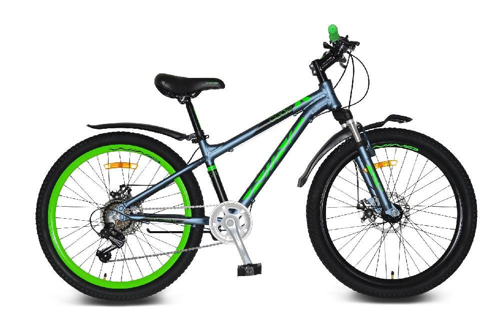 Велосипед WIND Codex 24"07-spd, серо-зеленый