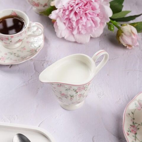 Молочник 130мл,фарфор "NOBLE" серия "Retro Ritz-La Vie En Rose"
